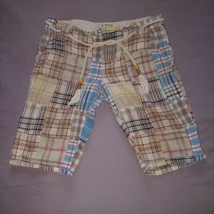 Plaid shorts